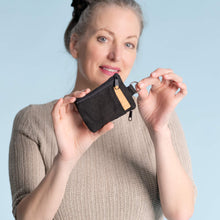 Load image into Gallery viewer, organic linen slim wallet