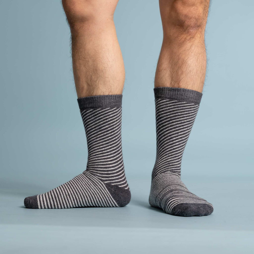 organic merino wool socks with biodegradable elastic