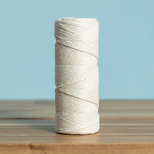 Load image into Gallery viewer, 6-strand unwaxed hemp twine white