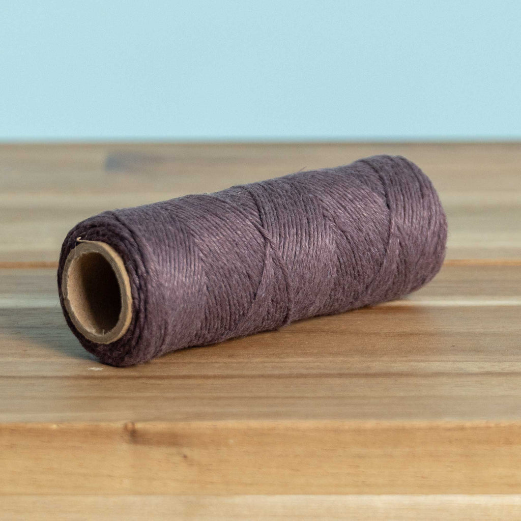 6-strand unwaxed hemp twine brown