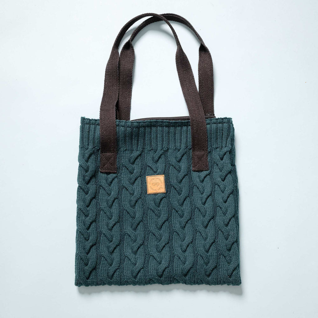 Organic merino wool handbag