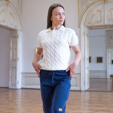 Load image into Gallery viewer, plastic-free 100% organic merino polo shirt