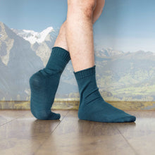 Load image into Gallery viewer, 100% organic merino wool socks elastic-free