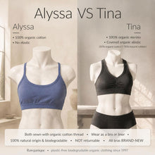 Load image into Gallery viewer, synthetic-free 100% natural organic merino bra