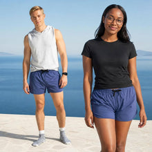 Load image into Gallery viewer, 100% certified organic cotton workout shorts