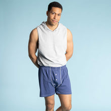 Load image into Gallery viewer, 100% organic cotton tank top with hood