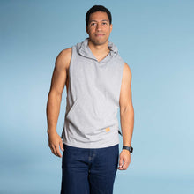 Load image into Gallery viewer, 100% organic cotton tank top with hood