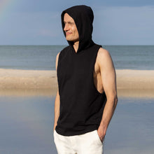 Load image into Gallery viewer, organic cotton hoodie tank top