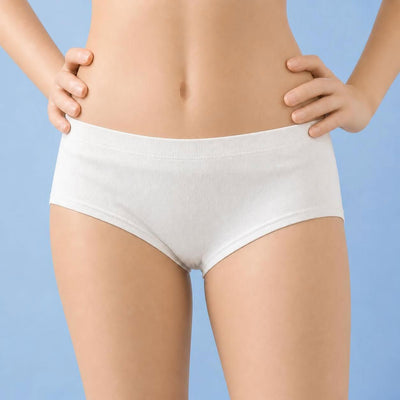plastic-free organic cotton panty boy shorts for ladies