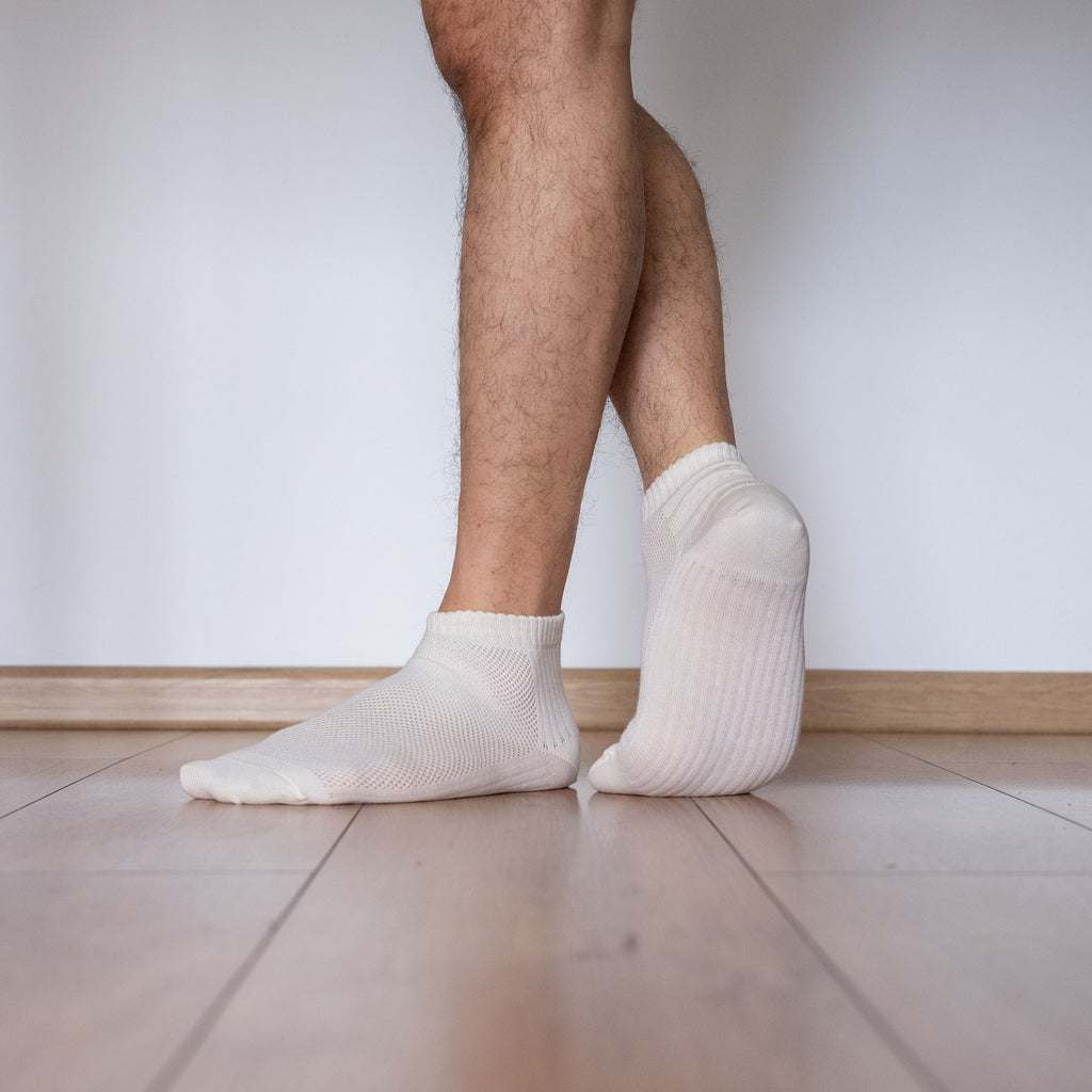 organic cotton sports mesh socks polyester-free