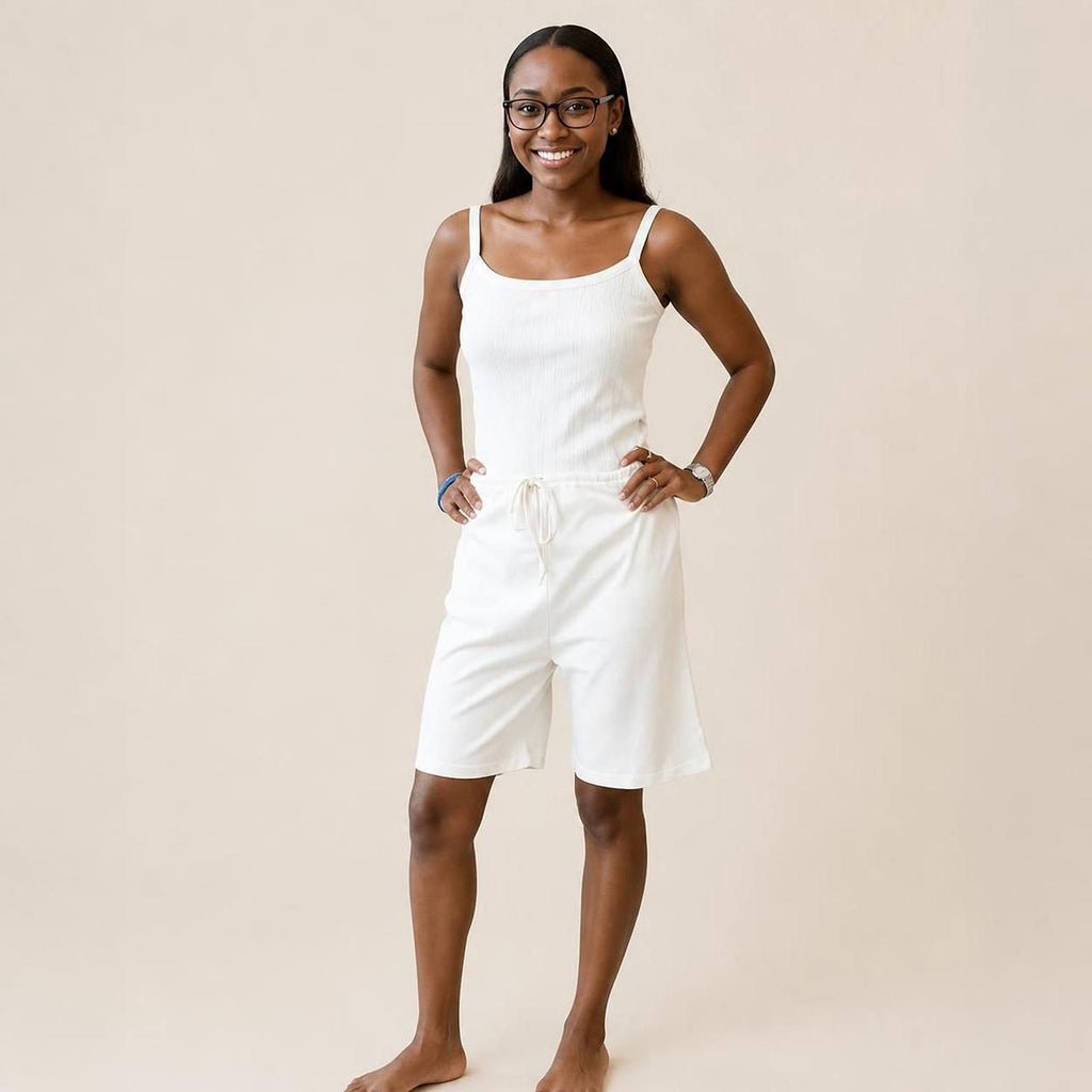 made in America organic cotton shorts
