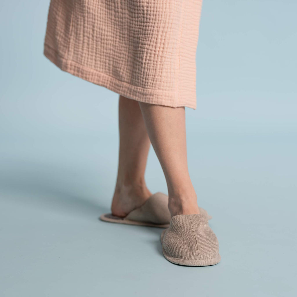 plastic-free hemp house slippers