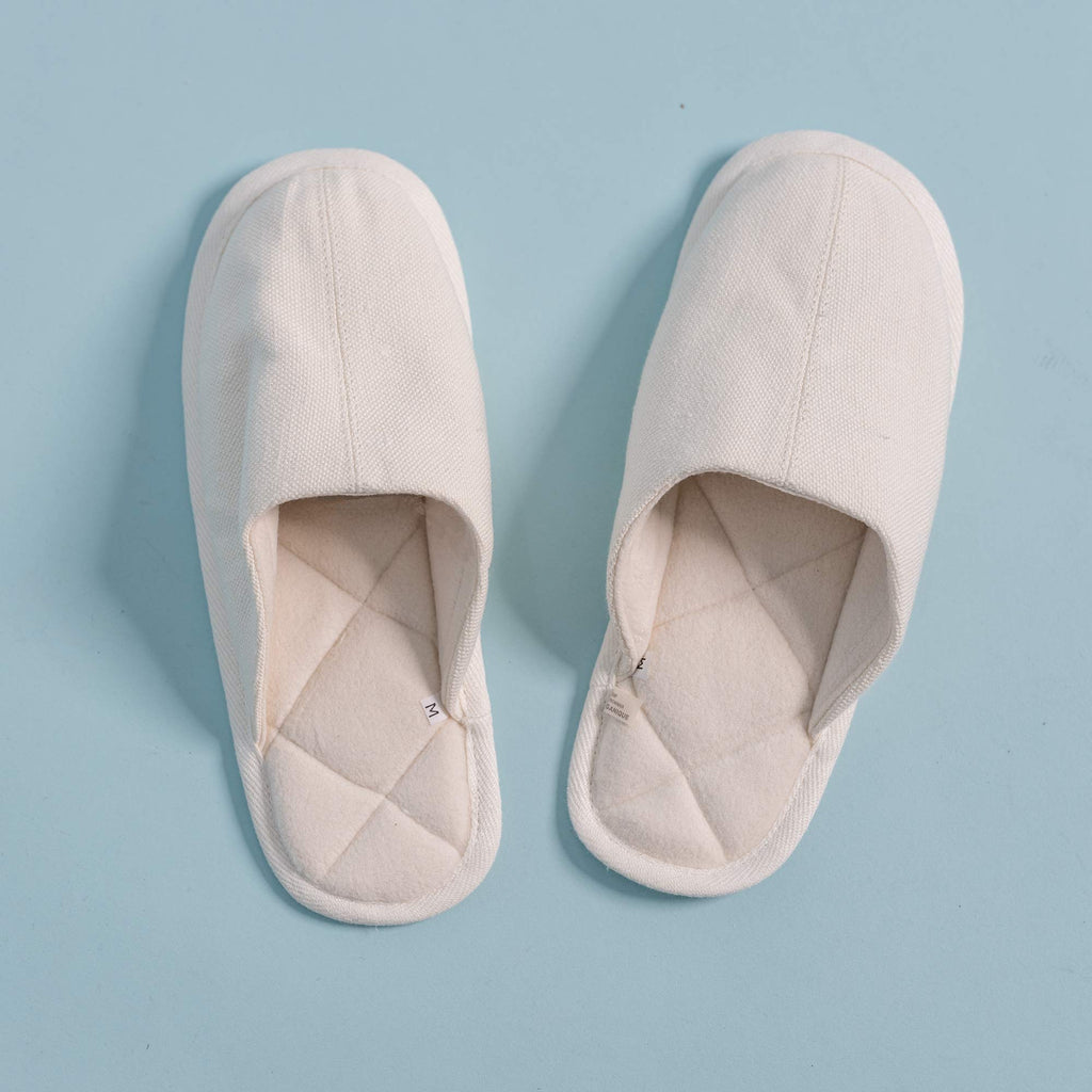 organic hemp slippers