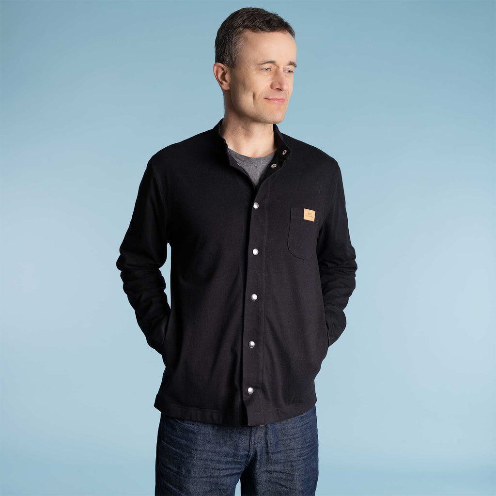 organic cotton knit shirt