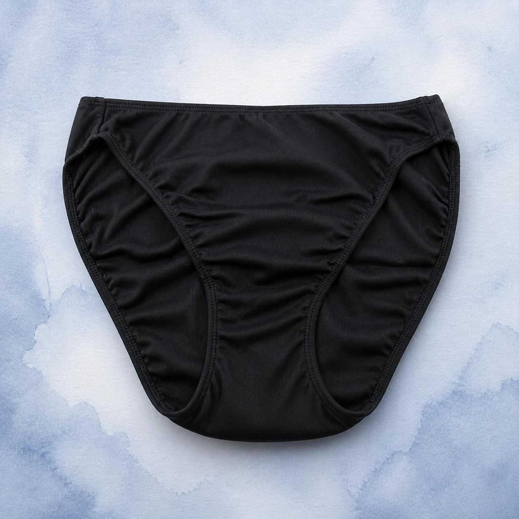 organic cotton hi cut panty made in America usa