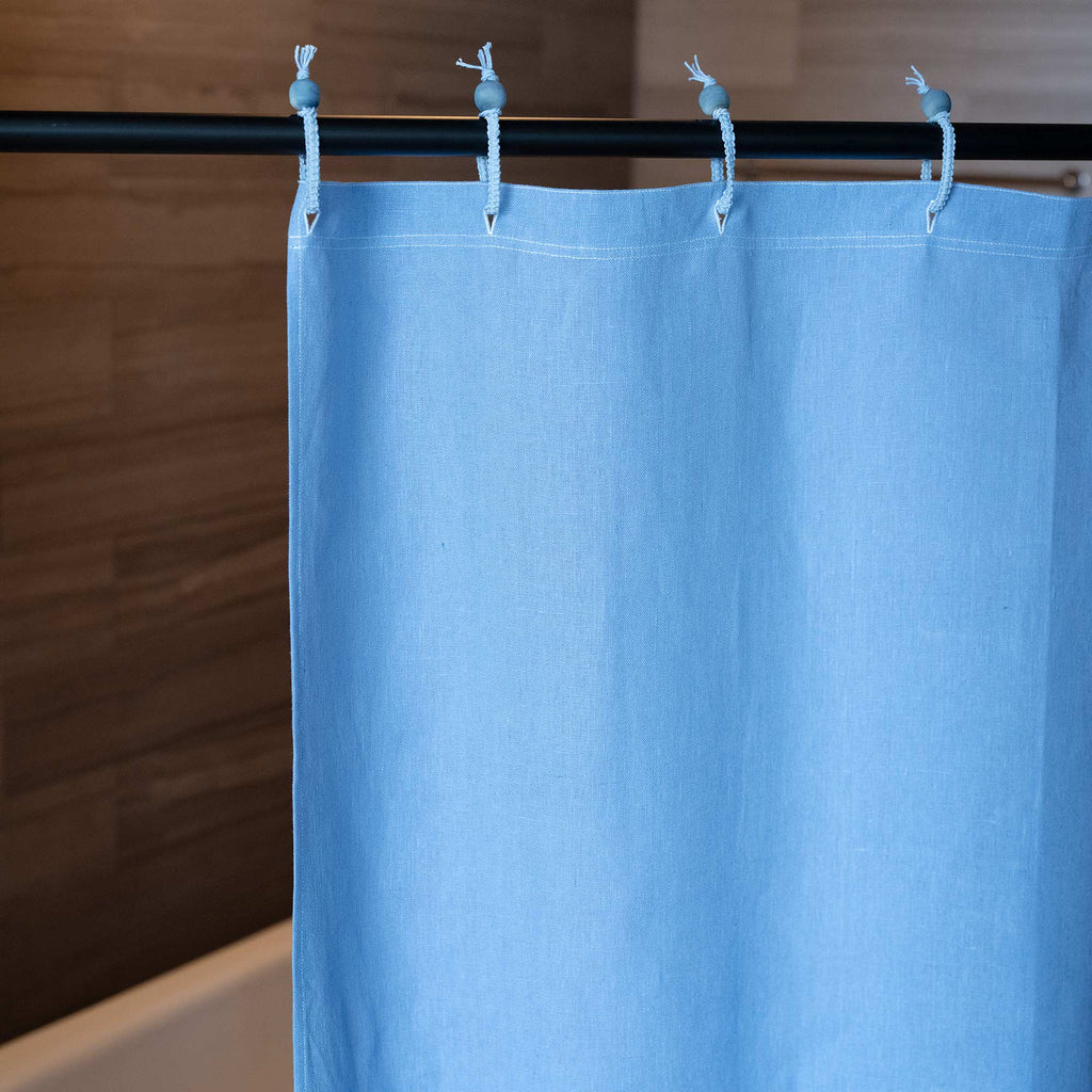 chemical-free hemp shower curtain