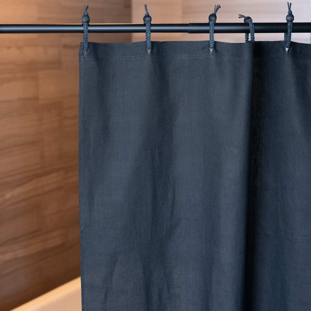 pac-free hemp shower curtain