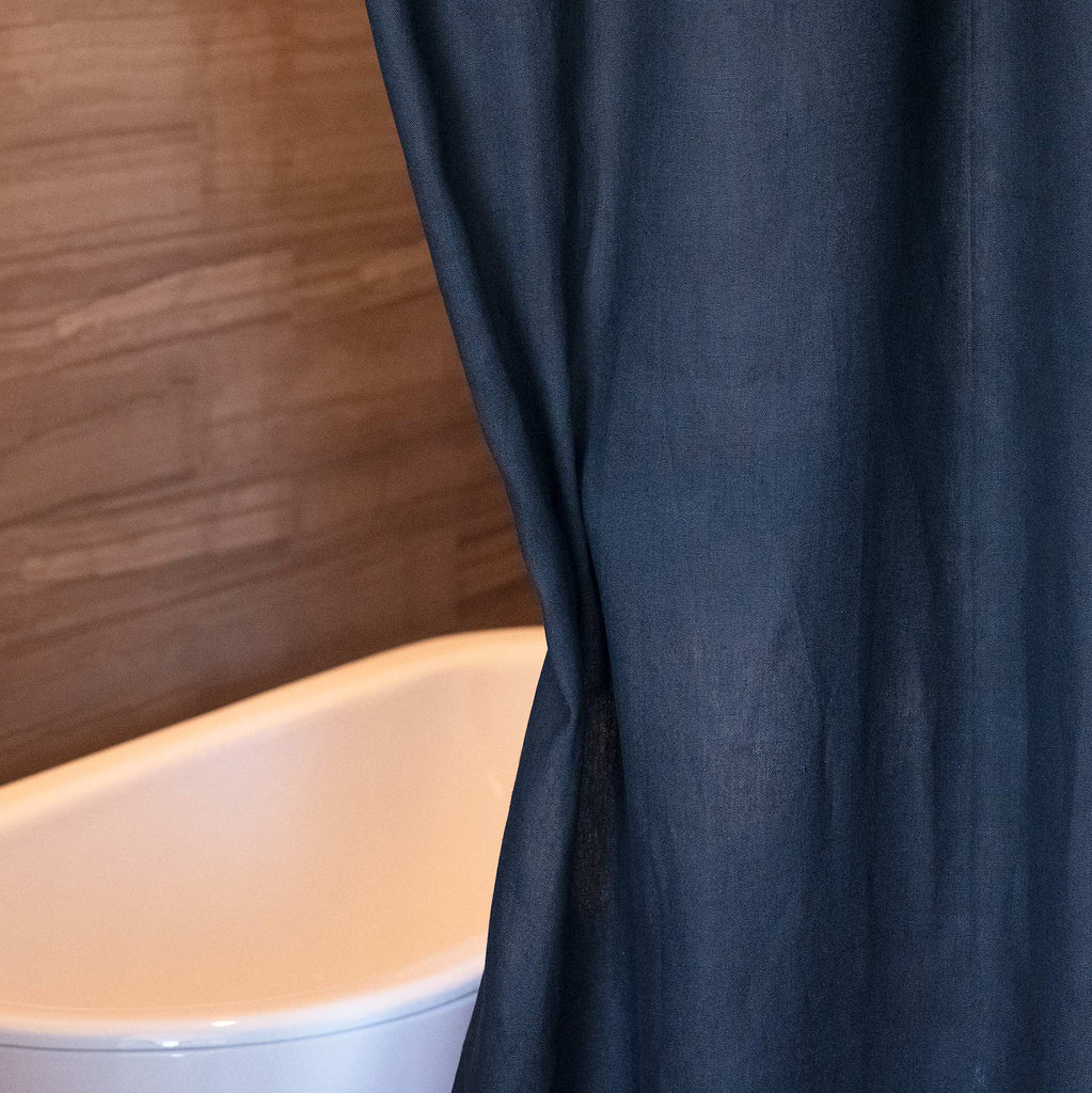 non-toxic hemp shower curtain
