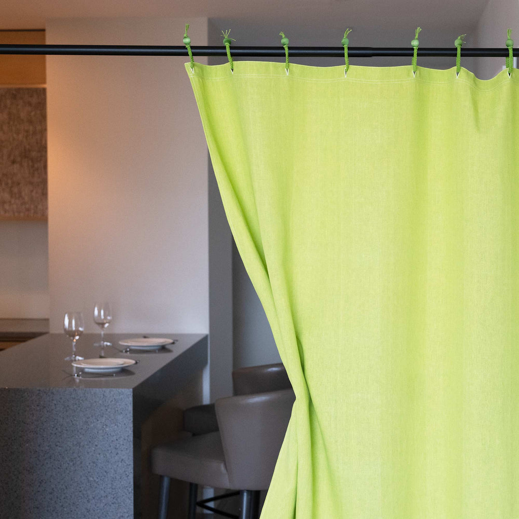 natural fabric curtain