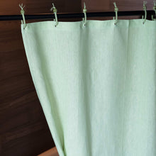 Load image into Gallery viewer, MONTEBELLO 48x72 Hemp Shower Curtain Stall Size 100% Organic (10oz, No PVC, No Vinyl, No Plastic, OC Thread Option) (99.99%-100% Biodegradable)