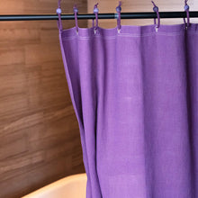 Load image into Gallery viewer, MONTEBELLO 48x72 Hemp Shower Curtain Stall Size 100% Organic (10oz, No PVC, No Vinyl, No Plastic, OC Thread Option) (99.99%-100% Biodegradable)