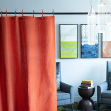 Load image into Gallery viewer, Montebello 24" x 72" 100% Organic Hemp Curtain with rings (Mini Stall Shower or Draperies)