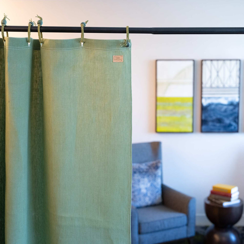 natural hemp curtain