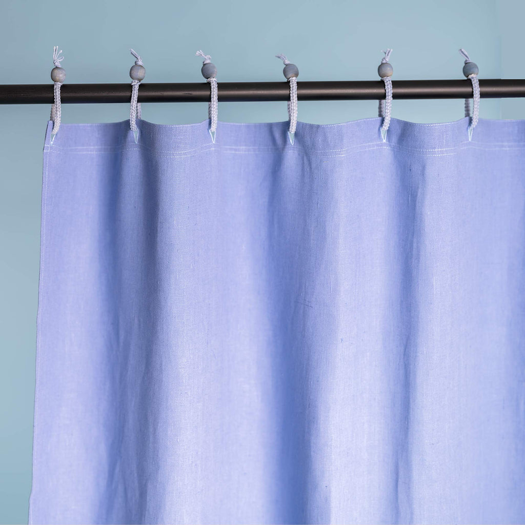 hemp shower curtain full size