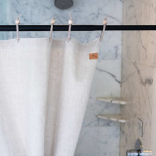 Load image into Gallery viewer, 100% hemp shower curtain