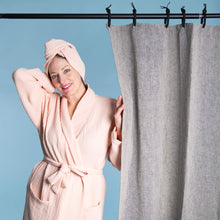 Load image into Gallery viewer, plastic-free hemp shower curtain