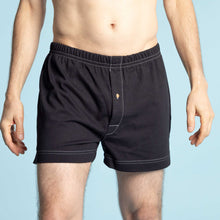 Load image into Gallery viewer, men's organic cotton knit boxers