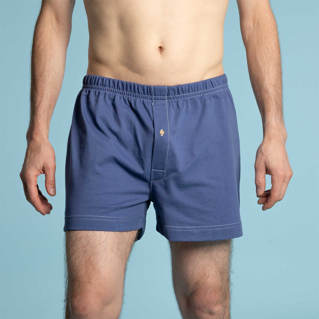 organic cotton knit boxers