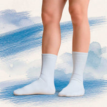 Load image into Gallery viewer, organic cotton athletic socks