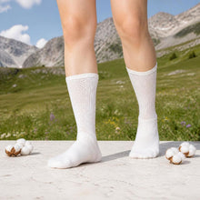Load image into Gallery viewer, certified organic cotton casual athletic socks