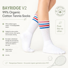 Load image into Gallery viewer, organic cotton sports socks