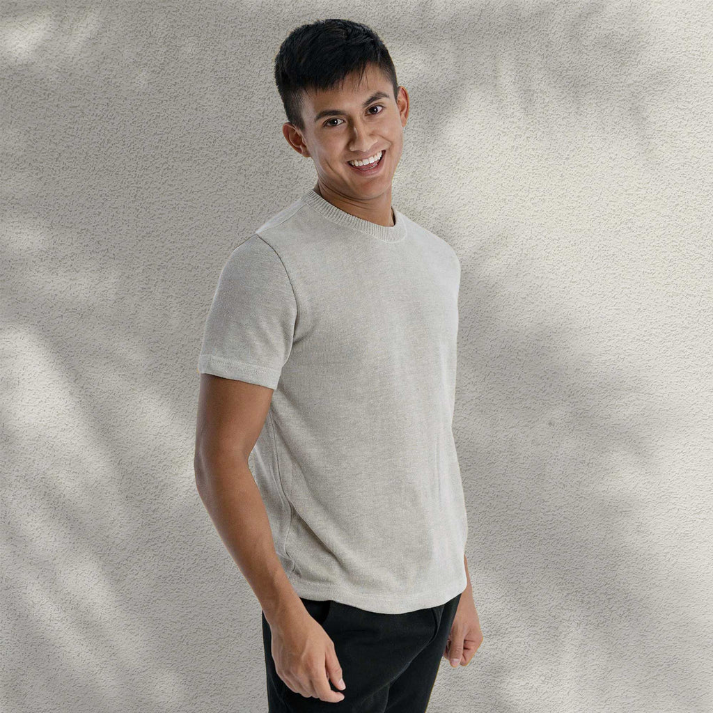 INVERNESS 100% Organic Irish Linen T-Shirt (OC Thread, Plastic-free, No Polyester, No Elastic, No Synthetics) (100% Biodegradable)