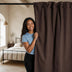 100% organic cotton blackout curtains