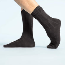 Load image into Gallery viewer, organic cotton dress socks made in usa