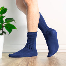 Load image into Gallery viewer, organic cotton dress socks grown and made in USA