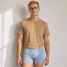 Load image into Gallery viewer, 100% certified organic cotton boxer briefs no plastic no polyester