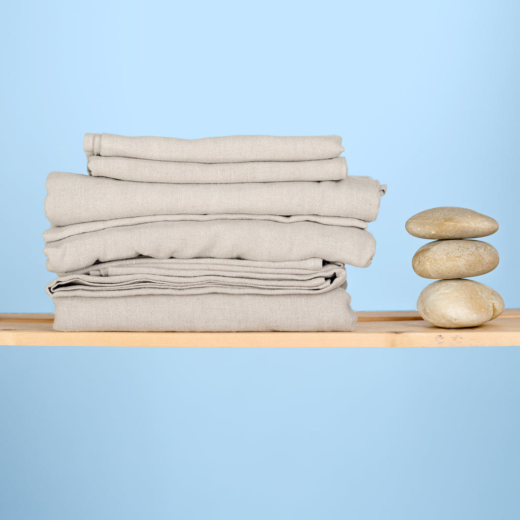 organic linen sheets synthetics-free