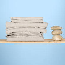 Load image into Gallery viewer, organic linen sheets synthetics-free