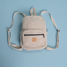 Load image into Gallery viewer, flax linen mini backpack