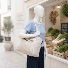 Load image into Gallery viewer, linen duffel bag