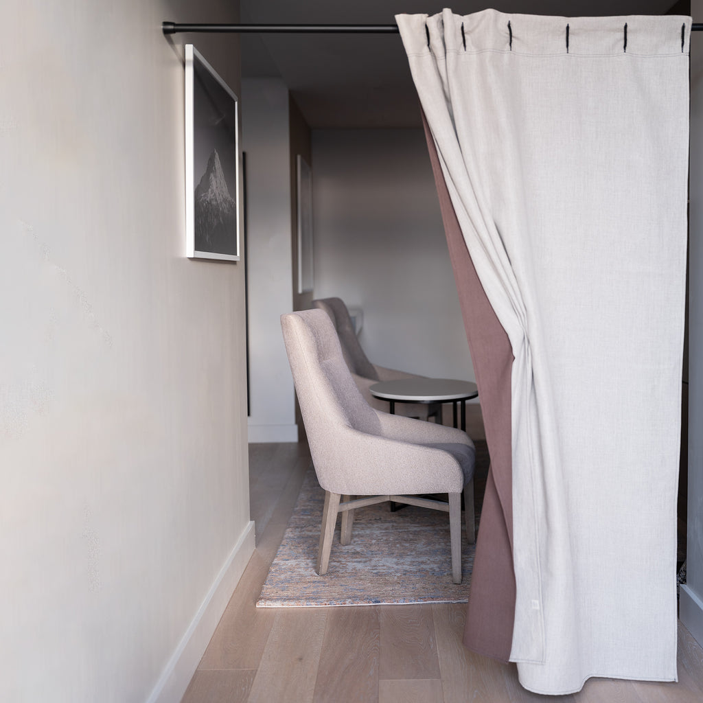 organic linen blackout curtain