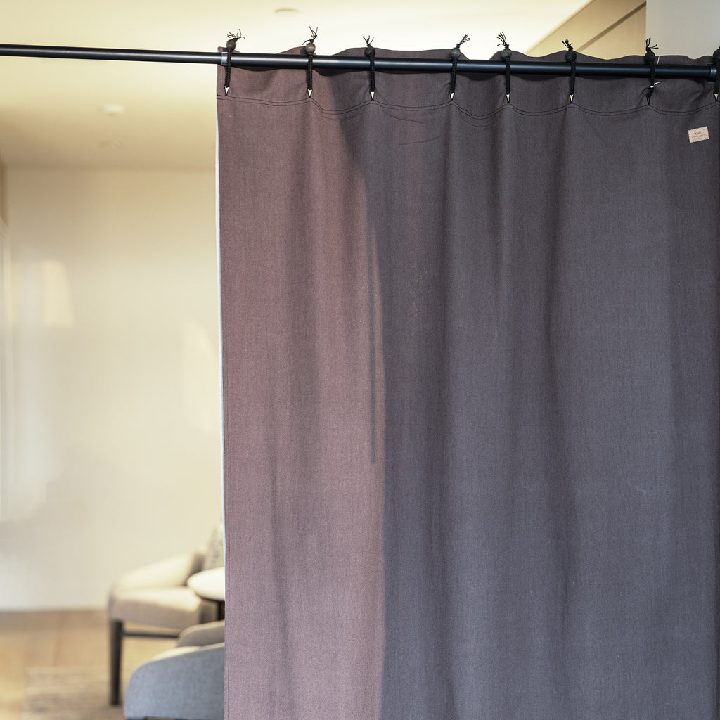 organic linen blackout curtain
