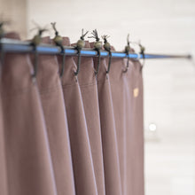 Load image into Gallery viewer, 100% natural organic cotton blackout curtain draperies