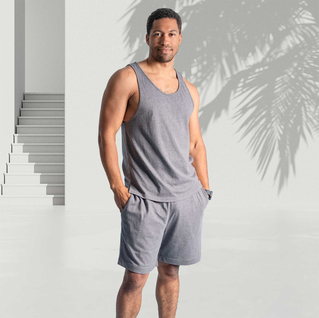plastic-free 100% organic cotton shorts
