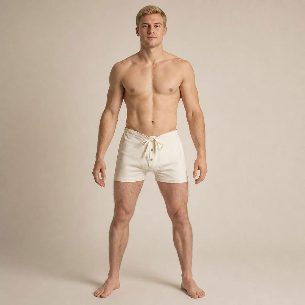 plastic-free 100% certified organic cotton boxer briefs