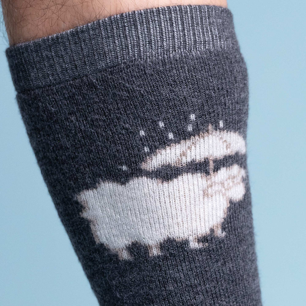 Organic merino wool socks plastic-free
